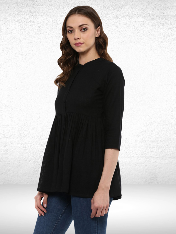 Black Flared Top