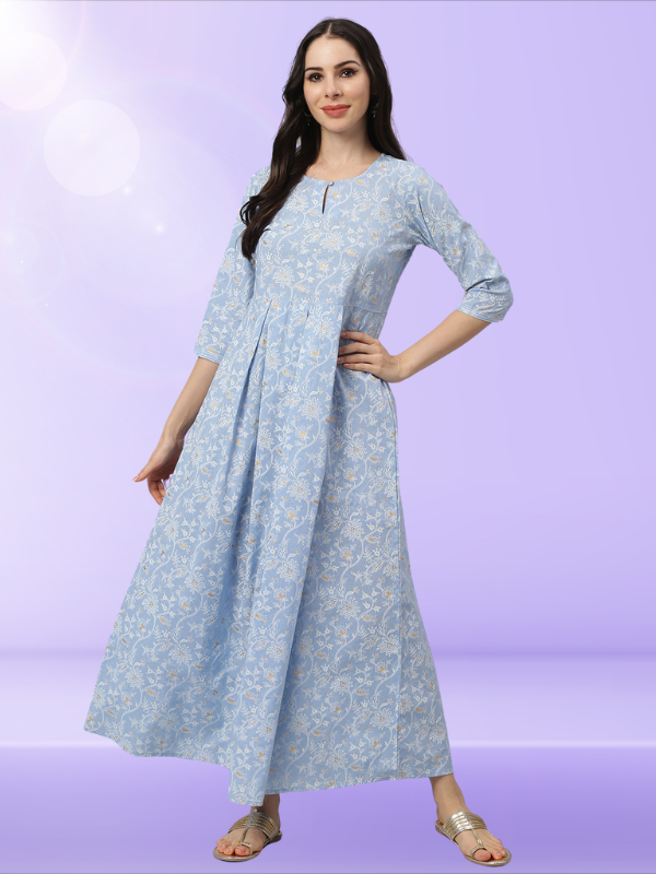Idalia Sage Blue Dress