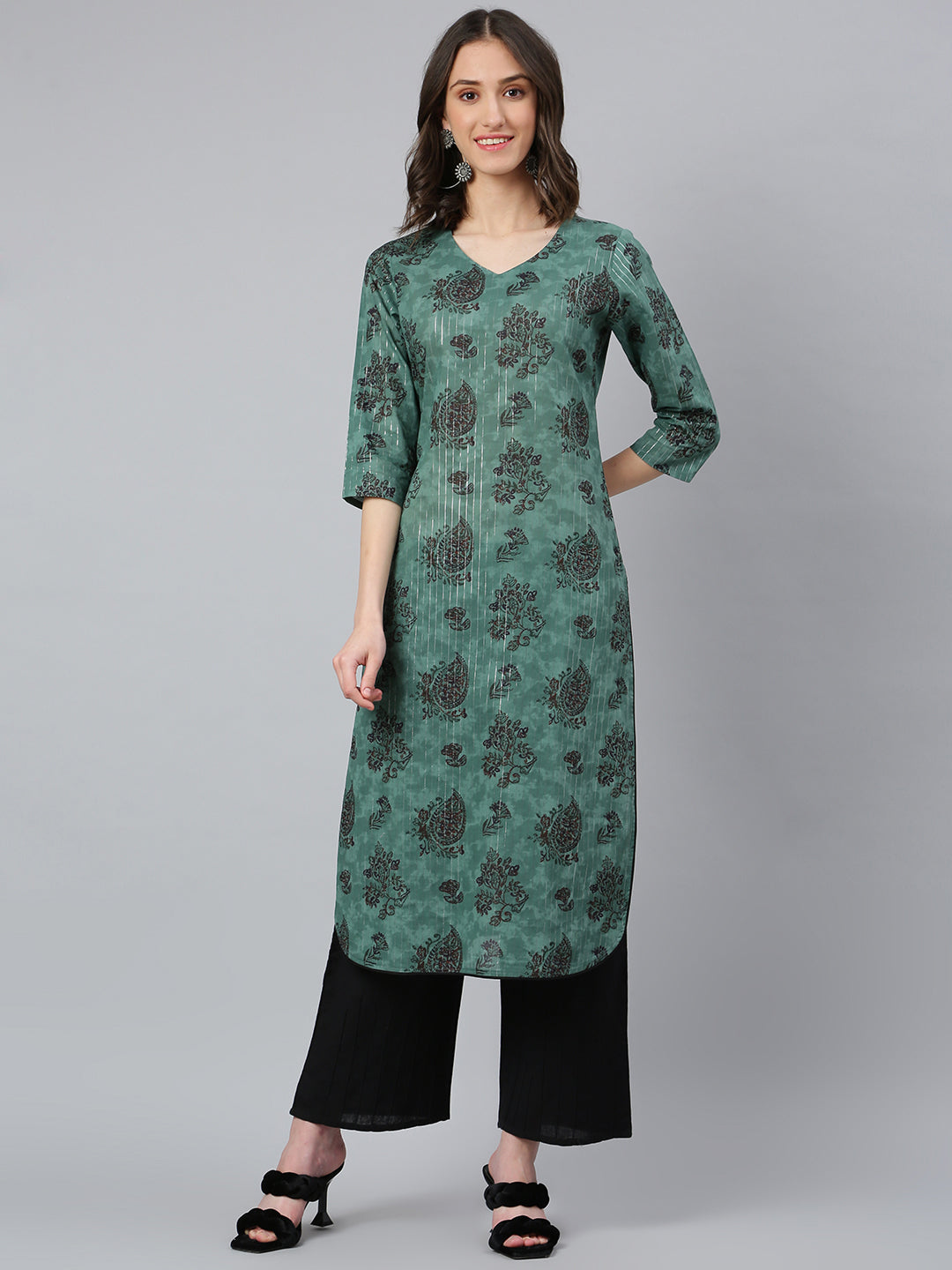 Idalia Rust Pleated Palazzo