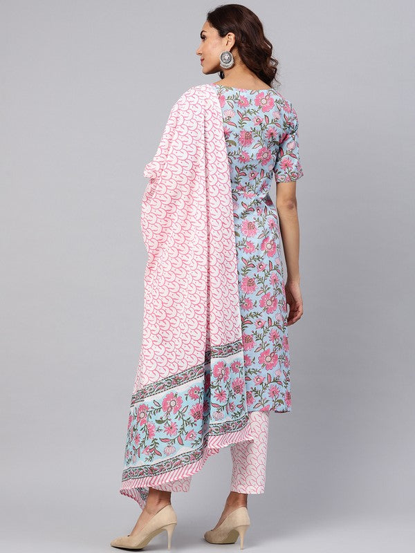 idalia-hand-block-print-sky-blue-kurta-with-cotton-pants-and-pink-dupatta-ikrt0260-6
