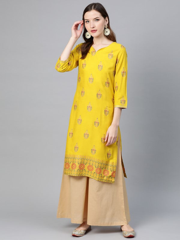 idalia-mustard-kurta-with-beige-palazzo-3