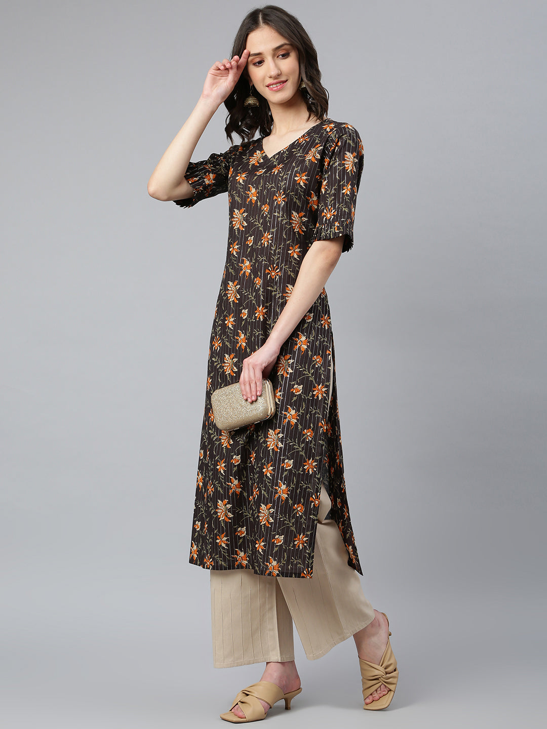 Idalia Multicolour Printed Kurta